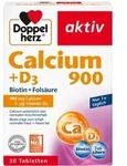 DOPPELHERZ Calcium 900+D3 Tabletten 30 St