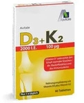 D3+K2 2000 I.E.+100 &mu;g Tabletten 7,2 g