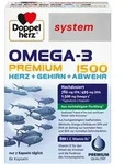 DOPPELHERZ Omega-3 Premium 1500 system Kapseln 60 St