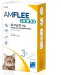 AMFLEE combo 50/60mg Lsg.z.Auftropfen f.Katzen 3 St