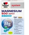 DOPPELHERZ Magnesium 500 Depot system Tabletten 30 St