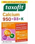 TAXOFIT Calcium 950+D3+K Tabletten 30 St