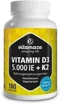 VITAMIN D3 K2 5000 I.E./100 &mu;g hochdosiert Tabl. 45 g