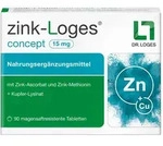 ZINK-LOGES concept 15 mg magensaftres.Tabletten 90 St