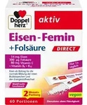 DOPPELHERZ Eisen-Femin DIRECT Pellets 60 St