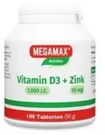 VITAMIN D3 1.000 I.E.+Zink 10 mg Tabletten 50 g