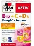 DOPPELHERZ B12+C+D3 Depot aktiv Tabletten 30 St