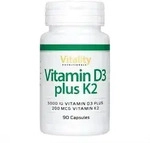 VITAMIN D3 5000 I.E. plus K2 200 &mu;g Kapseln 90 St