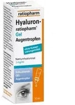 HYALURON-RATIOPHARM Gel Augentropfen 10 ml