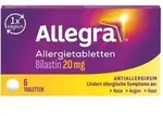 Allegra - schnell bei Heuschnupfen & ganzj&auml;hrigen Allergien 6 St