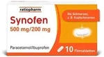 SYNOFEN 500 mg/200 mg Filmtabletten 10 St
