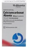 CALCIUMCARBONAT ABANTA 500 mg Kautabletten 100 St