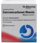 CALCIUMCARBONAT ABANTA 500 mg Kautabletten 200 St