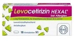 LEVOCETIRIZIN HEXAL bei Allergien 5 mg Filmtabl. 18 St
