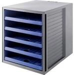 HAN Schubladenbox KARMA 14018-16 Grau DIN A4 Anzahl der Schubf&auml;cher: 5