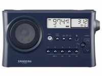 Sangean PR-D4BT Tischradio MW, UKW Bluetooth® Weckfunktion Dunkelblau