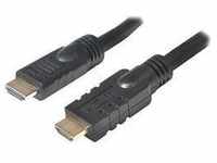 LogiLink HDMI Anschlusskabel HDMI-A Stecker, HDMI-A Stecker 10.00 m Schwarz...