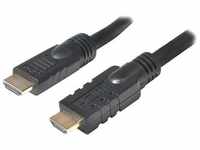 LogiLink HDMI Anschlusskabel HDMI-A Stecker, HDMI-A Stecker 20.00 m Schwarz...