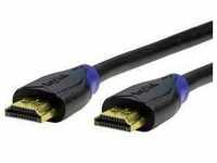 LogiLink HDMI Anschlusskabel HDMI-A Stecker, HDMI-A Stecker 7.50 m Schwarz CH0065