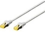 Digitus DK-1644-A-0025 RJ45 Patchkabel CAT 6a S/FTP 0.25 m Grau Halogenfrei,