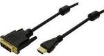 LogiLink HDMI / DVI Adapterkabel HDMI-A Stecker, DVI-D 18+1pol. Stecker 3.00 m