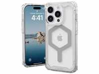 Urban Armor Gear Plyo MagSafe Backcover Apple iPhone 15 Pro Ice, Transparent, Silber