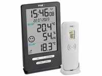 TFA Dostmann Funk-Thermometer XENA HOME Funk-Thermometer digital Anthrazit