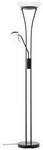 Brilliant Finn LED-Deckenfluter mit Leselampe LED 21 W Schwarz G93035/06