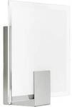 Brilliant Sonian 90324/13 Wandleuchte E14 40 W LED Edelstahl, Wei&szlig;