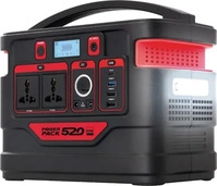 GYS 027961, GYS POWER PACK 520 Powerstation 20 Ah LiPo Schwarz/Rot mit Laderegler