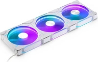 PHANTEKS PH-F140D30R_DRGB_PWM_WT01_3P, Phanteks D30 PWM Reverse Airflow D-RGB