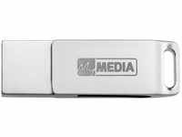 MYMEDIA 69270, MyMEDIA My Dual USB 3.2 Gen 1 /USB C Drive 64GB USB-Stick 64 GB Silber