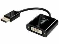 LINDY 41734 DisplayPort / DVI Konverter [1x DisplayPort Stecker - 1x DVI-Buchse