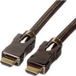 ROLINE 4K HDMI Ultra HD Kabel mit Ethernet, ST/ST, schwarz, 1 m 11.04.5680