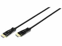 Digitus HDMI / Glasfaser Anschlusskabel HDMI-A Stecker, HDMI-A Stecker 15.00 m
