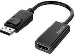 hama 00200335 Video-Adapter, DisplayPort-Stecker - HDMI&trade;-Buchse, Ultra-HD 4K