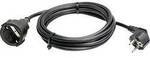 AS Schwabe 50312 Strom Verl&auml;ngerungskabel Schwarz 3.00 m H05VV-F 3G 1,5 mm&sup2;