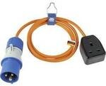AS Schwabe 660488 Strom Adapterkabel 16 A Orange 1.5 m H05VV-F 3G 1,5 mm&sup2;