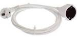 AS Schwabe 50511 Strom Verl&auml;ngerungskabel 16 A Wei&szlig; 5.00 m H05VV-F 3G 1,5 mm&sup2;