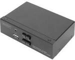 Digitus DS-12870 2+1 Port KVM-Umschalter HDMI Fernbedienung, Tastatur 3840 x 2160