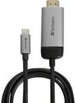 Verbatim USB-C&reg; Adapterkabel [1x USB-C&reg; Stecker - 1x HDMI-Stecker] 49144 1.50 m