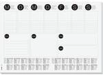 Sigel HO506 Schreibunterlage 2-Jahreskalender Schwarz, Wei&szlig; (B x H) 42 cm x 29.7 cm
