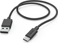 HAMA 00201594, hama 00201594 Ladekabel, USB-A - USB-C, 1 m, Schwarz
