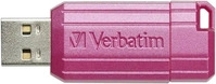 VERBATIM 49460, Verbatim USB DRIVE 2.0 PINSTRIPE USB-Stick 128 GB Pink 49460...
