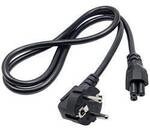 Akyga Strom Adapterkabel [1x Schutzkontakt-Stecker - 1x Kleeblatt-Buchse C5] 1.00 m