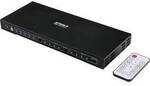 SpeaKa Professional 4x2 Port HDMI-Switch mit Audio-Ports 3840 x 2160 Megapixel