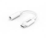 hama 00201524 Aux-Adapter USB-C &ndash; 3,5-mm-Klinke-Buchse, Wei&szlig;