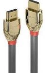 LINDY HDMI Anschlusskabel HDMI-A Stecker, HDMI-A Stecker 3.00 m Grau 37603 8K UHD