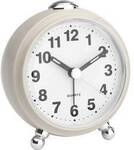 TFA Dostmann 60.1030.09 Quarz Wecker Beige Alarmzeiten 1