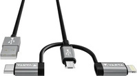 VARTA 57937101111, Varta USB-Kabel USB-A Stecker, USB-Micro-B Stecker, USB-C Stecker,